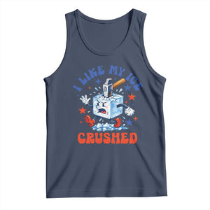 Subtle Abolish ICE Tank Top Vintage I Like My Ice Crushed TS10 Navy Print Your Wear
