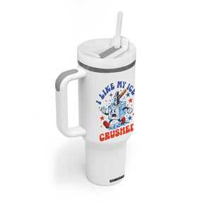 Subtle Abolish ICE Tumbler With Handle Vintage I Like My Ice Crushed TS10 Print Your Wear
