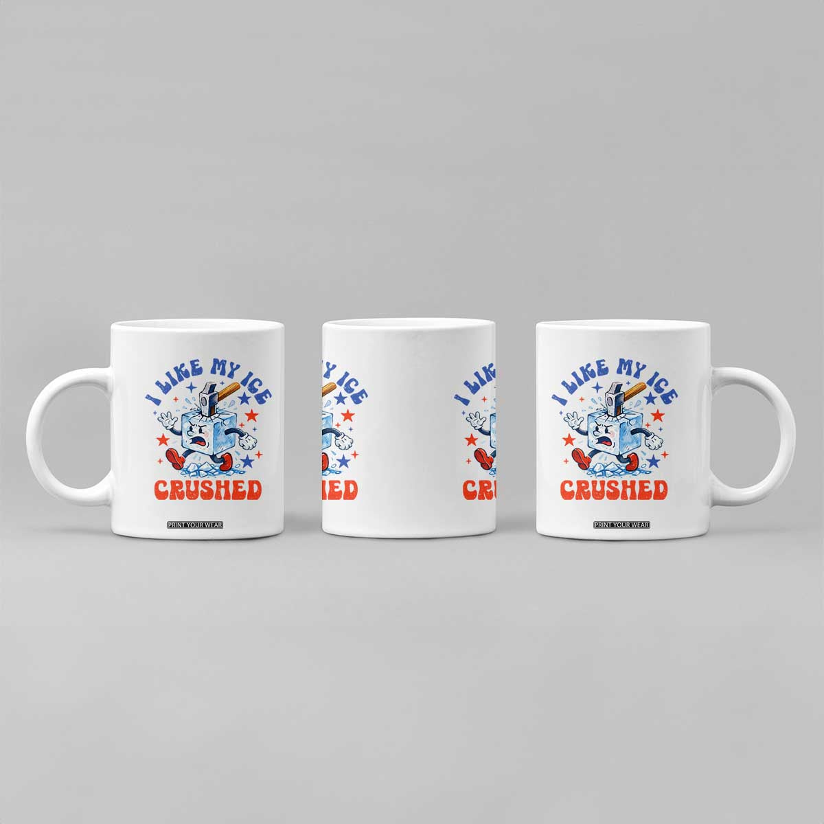 Subtle Abolish ICE Coffee Mug Vintage I Like My Ice Crushed TS10 Print Your Wear
