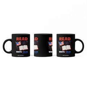 Patriotic Bookish 4th Of July Read White Blue Since 1776 Coffee Mug TS10 Print Your Wear