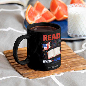 Patriotic Bookish 4th Of July Read White Blue Since 1776 Coffee Mug TS10 Print Your Wear