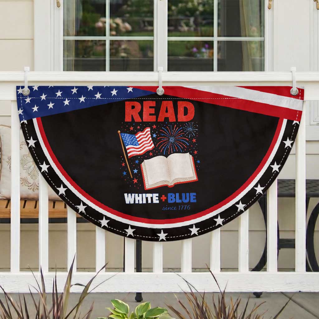 Bookish 4th Of July Read White Blue Since 1776 Patriotic Fan Flag TS10 2pcs pack Classic Black Print Your Wear
