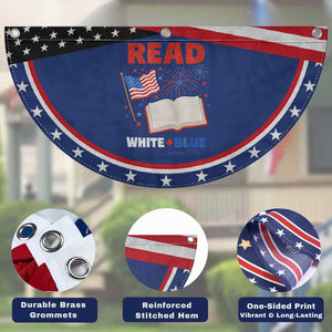 Bookish 4th Of July Read White Blue Since 1776 Patriotic Fan Flag TS10 Print Your Wear