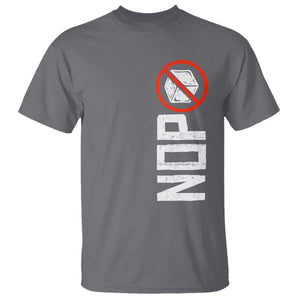 No ICE Protest T Shirt Nope Sign Vertical TS10 Charcoal Print Your Wear