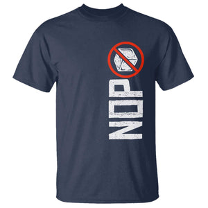 No ICE Protest T Shirt Nope Sign Vertical TS10 Navy Print Your Wear