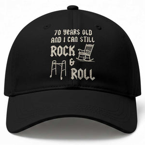 70th Birthday Gift For Men Baseball Cap Funny Man Saying Gag Gift 70 Years Old Birthday TS10 Print Your Wear