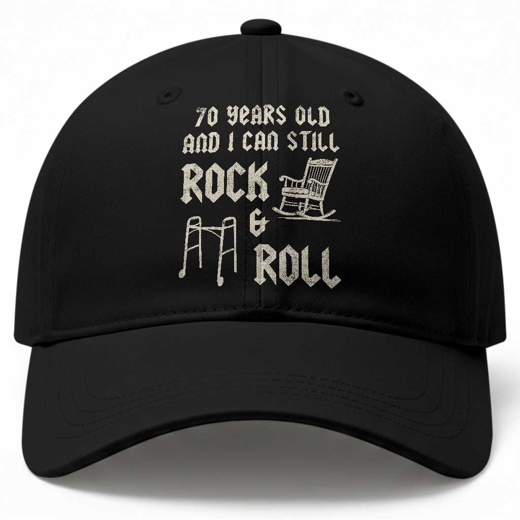 70th Birthday Gift For Men Baseball Cap Funny Man Saying Gag Gift 70 Years Old Birthday TS10 Print Your Wear