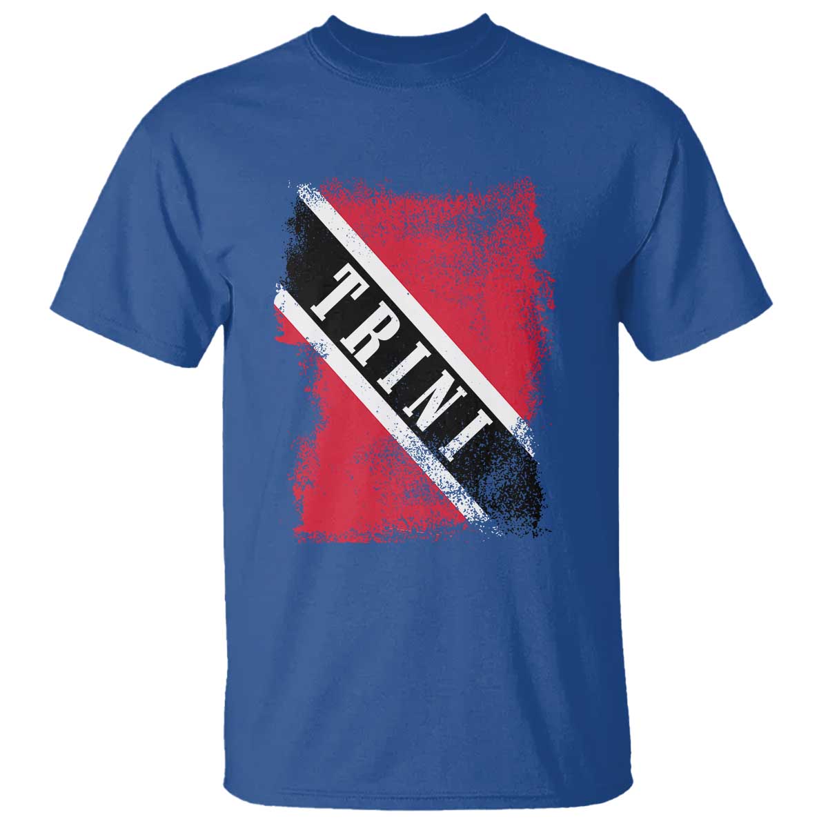 Trinidad and Tobago Flag T Shirt Caribbean Souvenir TS10 Royal Blue Print Your Wear