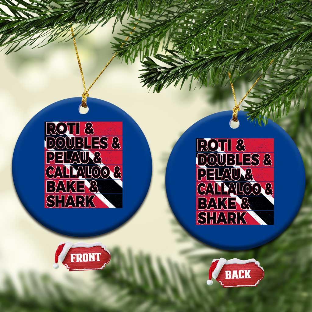 Trini Pride Ceramic Ornament Trinidad and Tobago National Food TS10 1pc Blue Print Your Wear