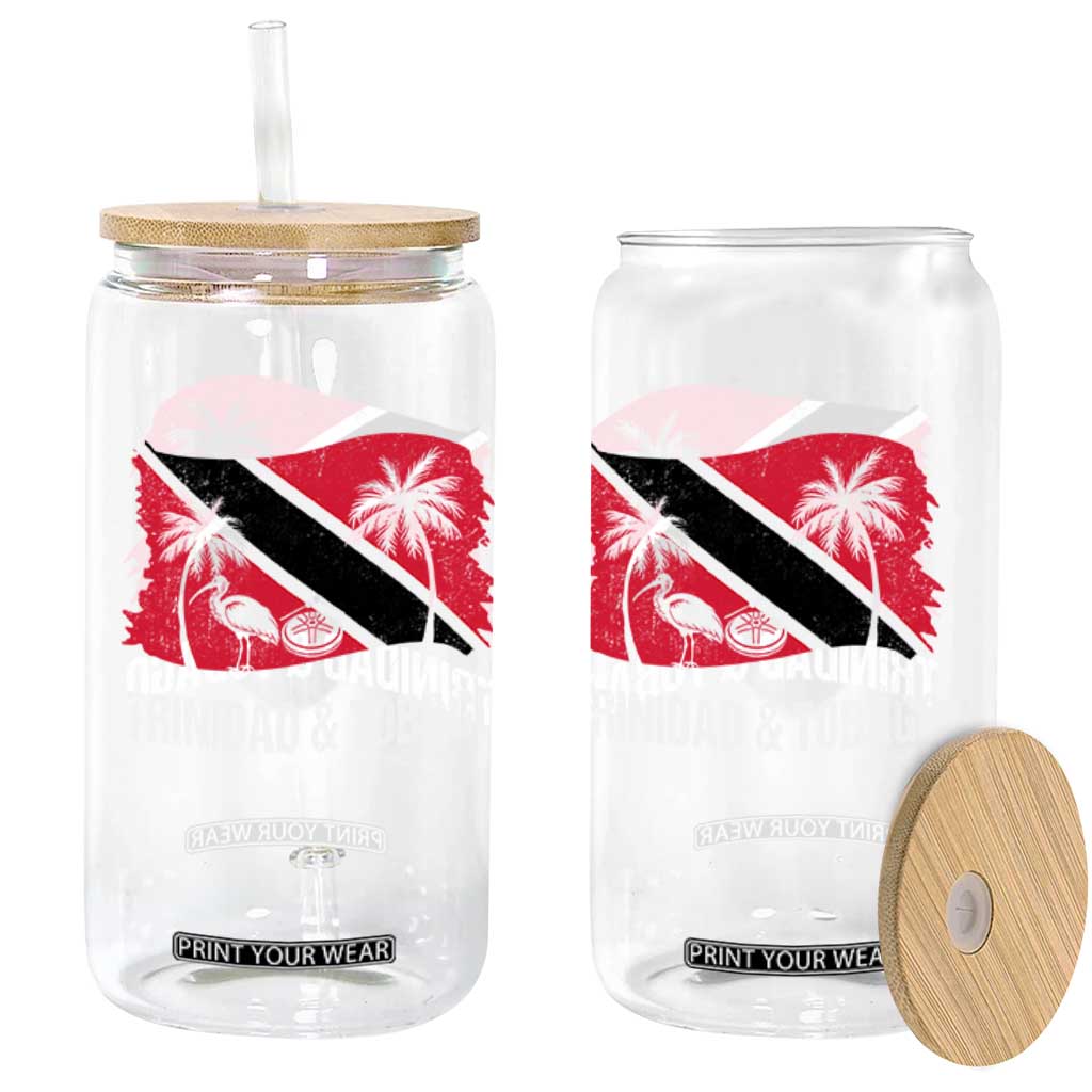 Trini Pride Glass Can Caribbean Trinidad And Tobago Flag TS10 Print Your Wear