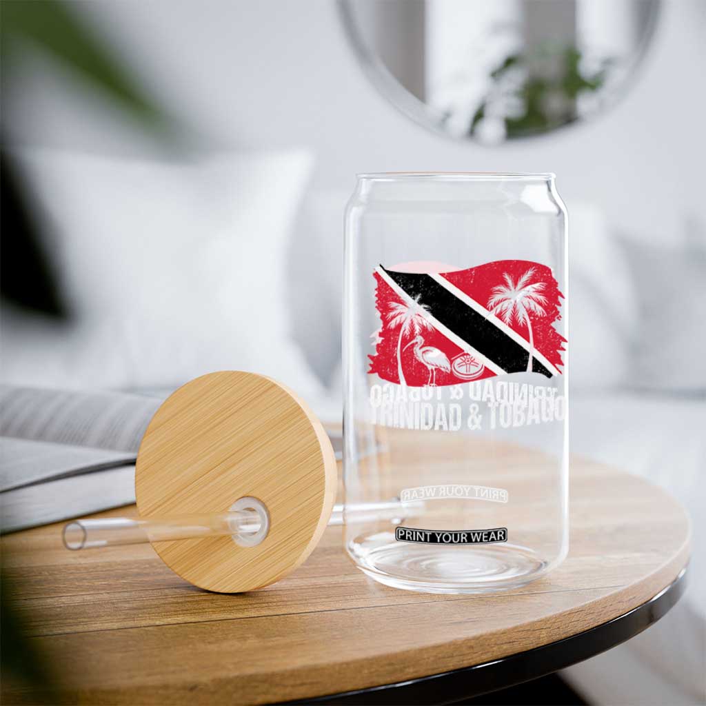Trini Pride Glass Can Caribbean Trinidad And Tobago Flag TS10 Print Your Wear