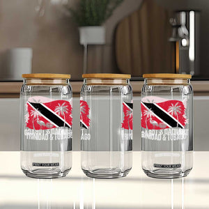 Trini Pride Glass Can Caribbean Trinidad And Tobago Flag TS10 Print Your Wear