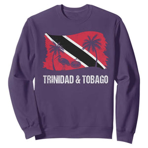 Trini Pride Sweatshirt Caribbean Trinidad And Tobago Flag TS10 Purple Print Your Wear