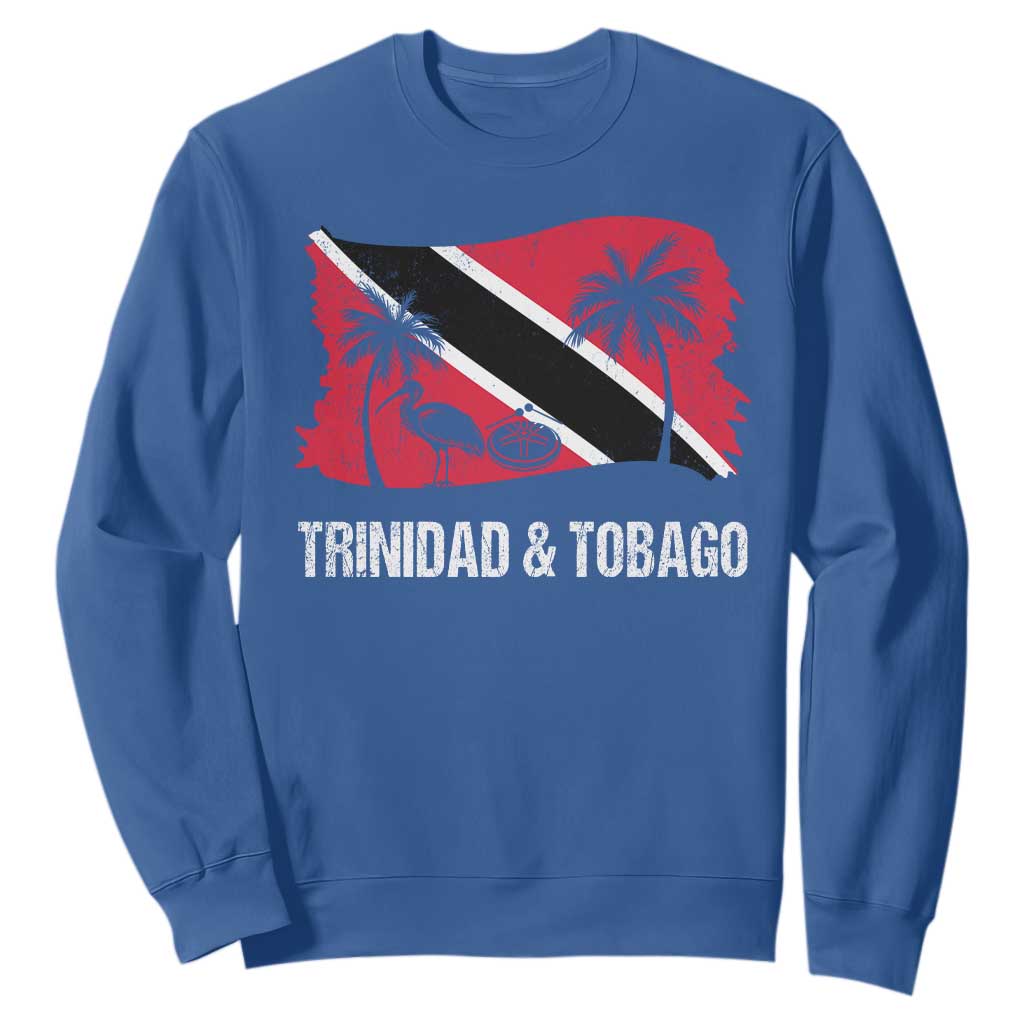Trini Pride Sweatshirt Caribbean Trinidad And Tobago Flag TS10 Royal Blue Print Your Wear