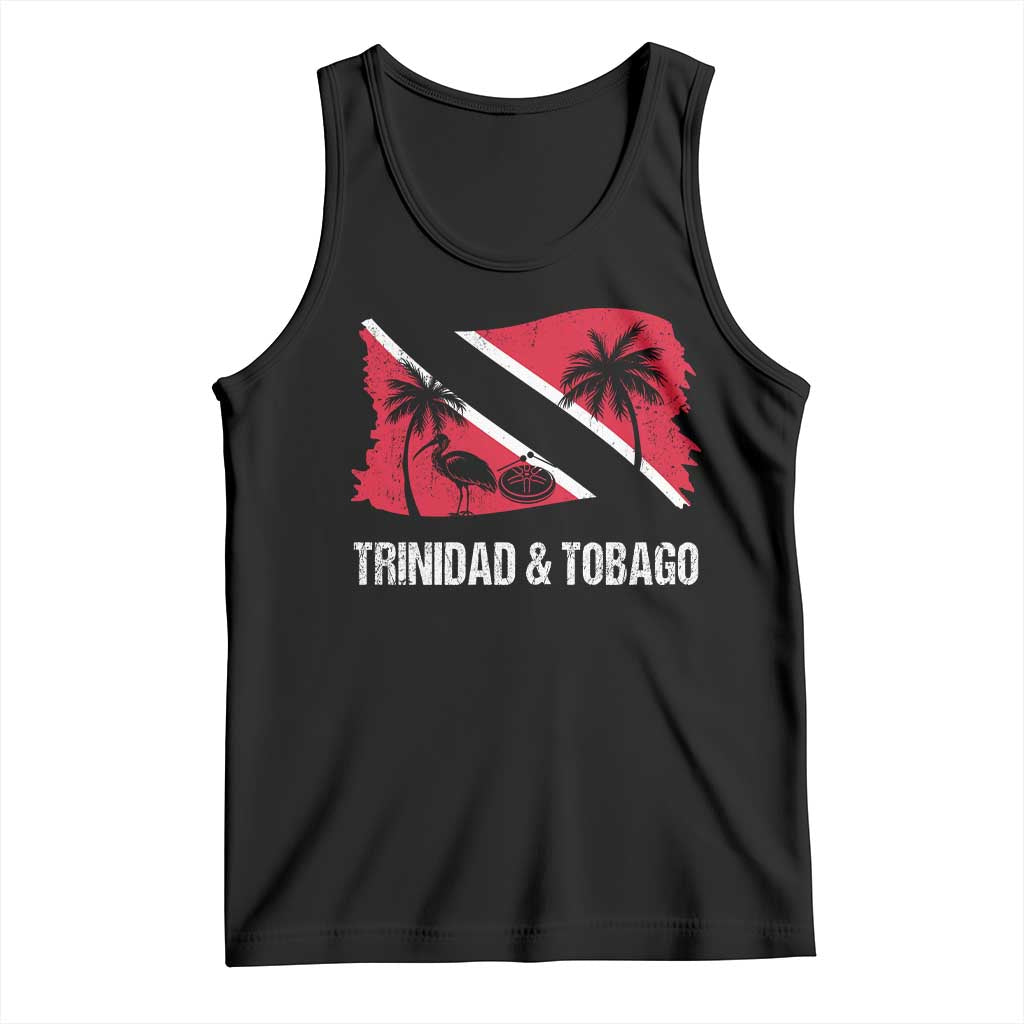 Trini Pride Tank Top Caribbean Trinidad And Tobago Flag TS10 Black Print Your Wear