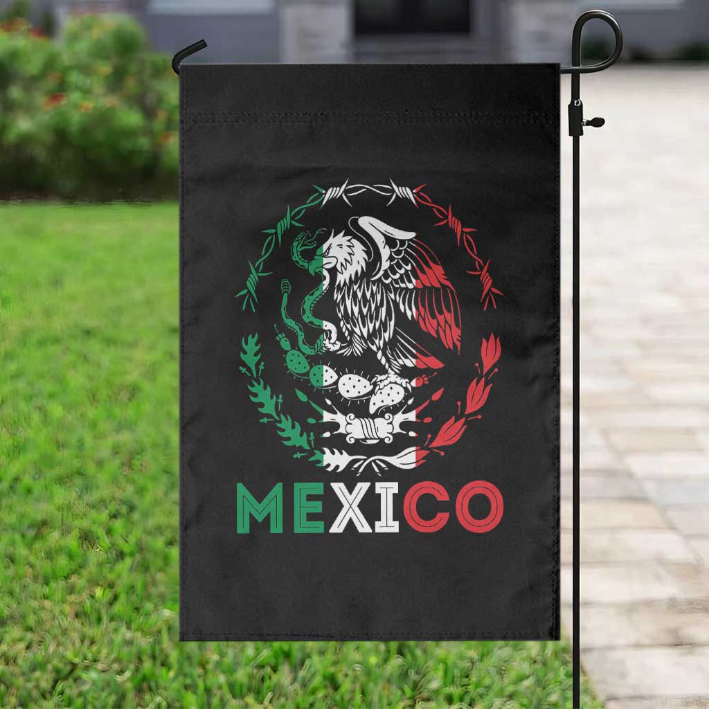 Mexico Coat of Arms Garden Flag Eagle Mexican Flag Mexico Heritage Roots TS10 Print Your Wear
