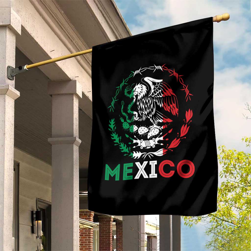 Mexico Coat of Arms Garden Flag Eagle Mexican Flag Mexico Heritage Roots TS10 Print Your Wear