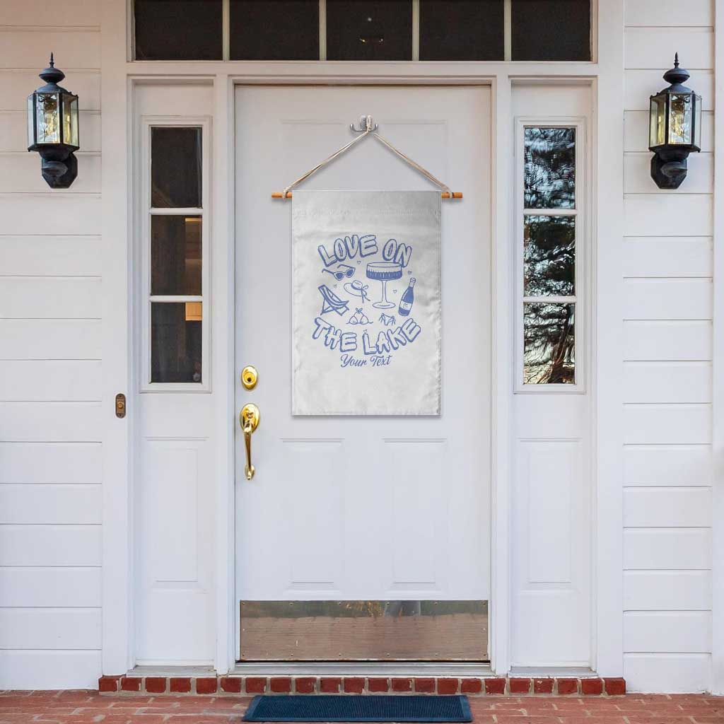 Personalized Love on the Lake Bachelorette Garden Flag Custom Text Camp Bach Party TS10 Print Your Wear