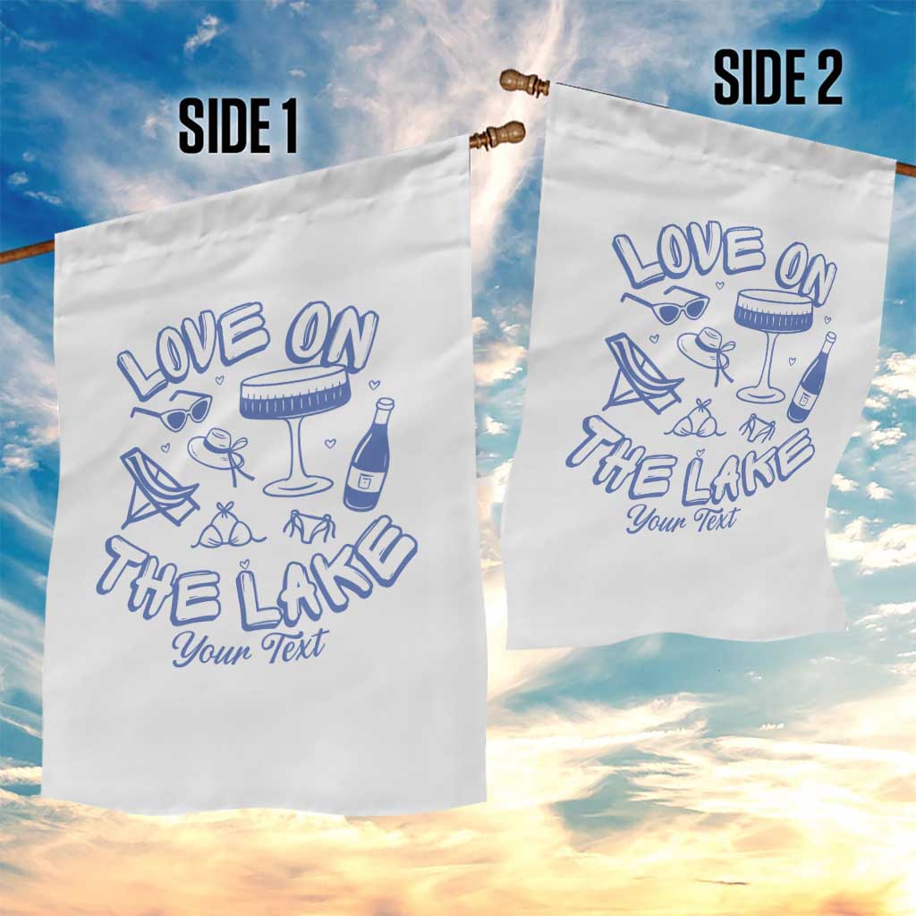 Personalized Love on the Lake Bachelorette Garden Flag Custom Text Camp Bach Party TS10 Print Your Wear
