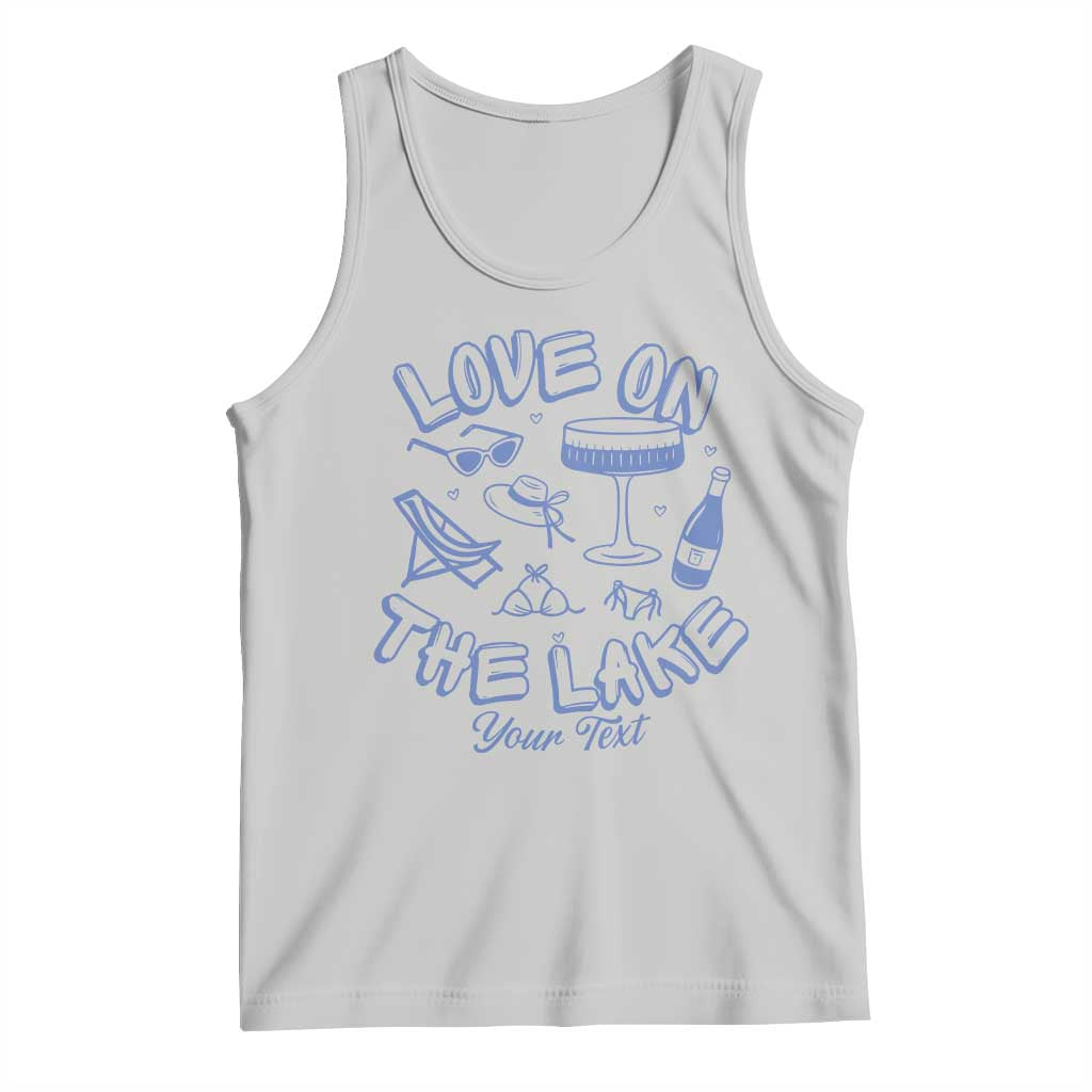Personalized Love on the Lake Bachelorette Tank Top Custom Text Camp Bach Party TS10 Ash Print Your Wear