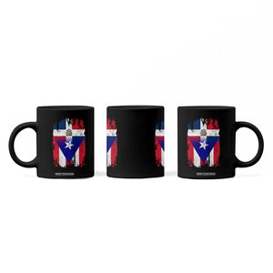 Dominican Puerto Rican Flag Coffee Mug Mixed Heritage Pride TS10 Print Your Wear