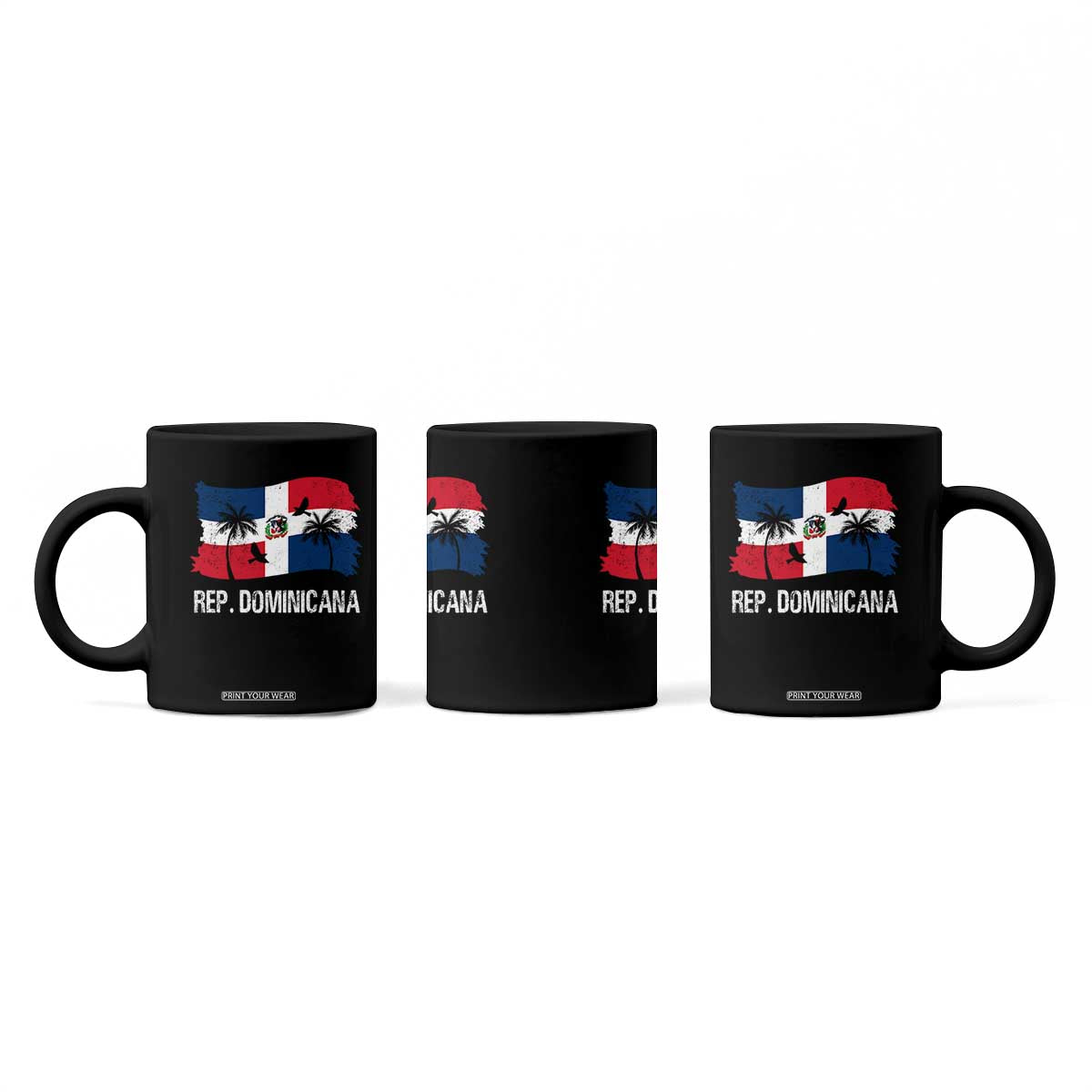 Dominican Republic Flag Coffee Mug Island Pride Caribbean Heritage TS10 Print Your Wear