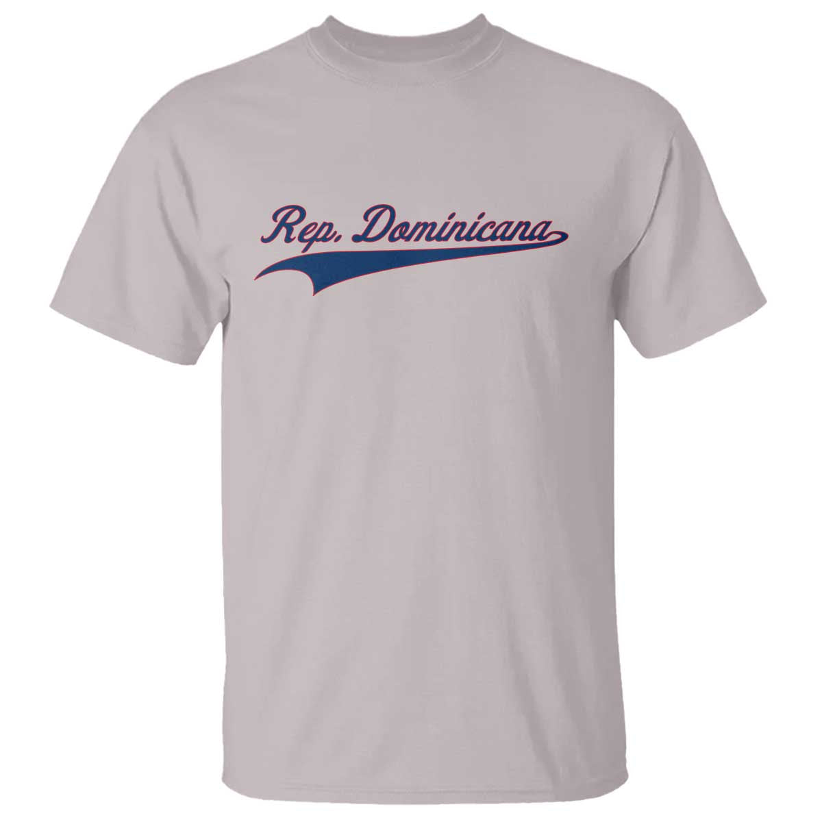 Dominican Republic T Shirt Rep Dominicana Vintage Flag Baseball Script TS10 Ice Gray Print Your Wear
