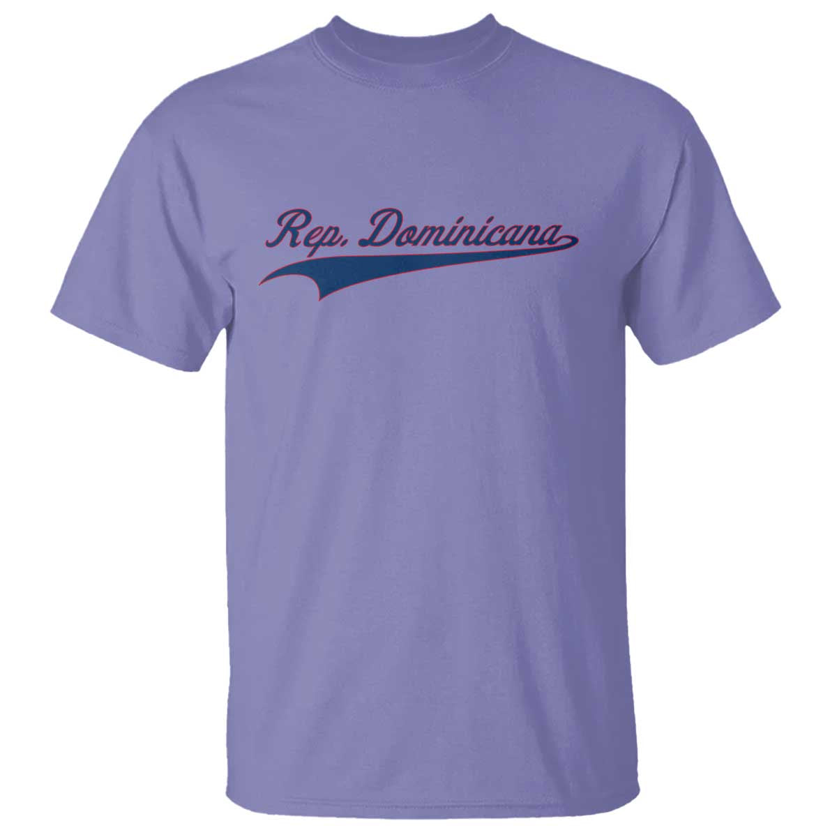 Dominican Republic T Shirt Rep Dominicana Vintage Flag Baseball Script TS10 Violet Print Your Wear