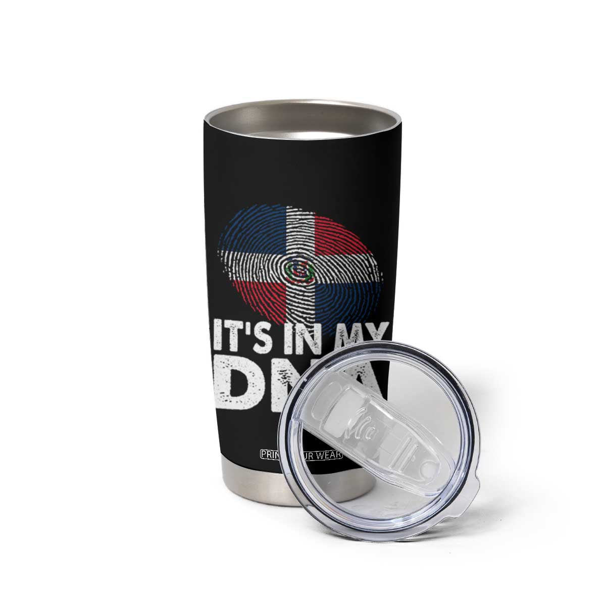 It's in My DNA Dominican Flag Tumbler Cup TS10 Print Your Wear