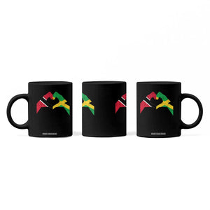 Trinidad and Tobago Jamaican Coffee Mug Two Flags One Heart TS10 Print Your Wear