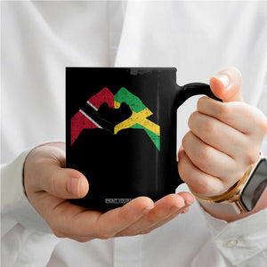 Trinidad and Tobago Jamaican Coffee Mug Two Flags One Heart TS10 Print Your Wear