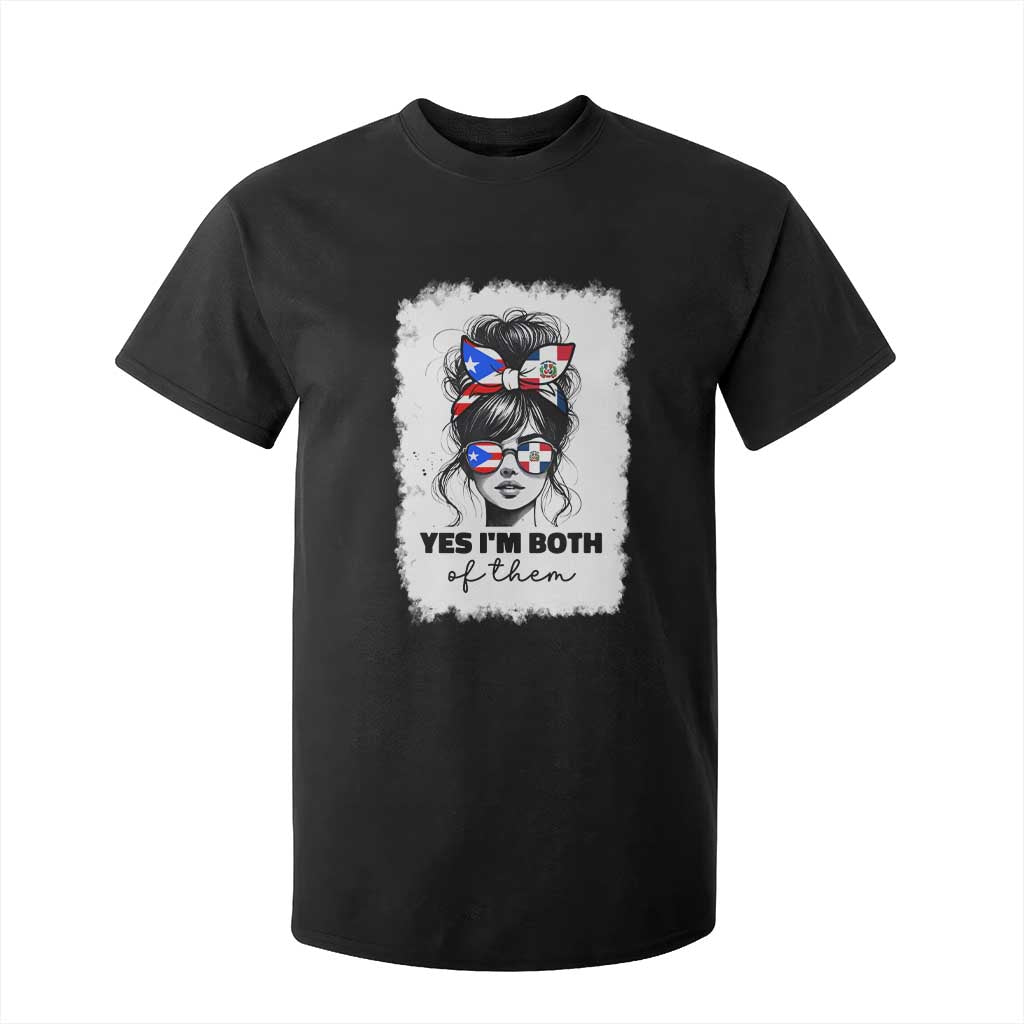 Dominican Puerto Rican Woman T Shirt For Kid Yes Im Both Of Them TS10 Black Print Your Wear