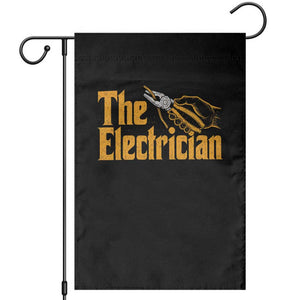 The Electrician Garden Flag Vintage Wire Stripper Pliers Graphic TS10 Black Print Your Wear