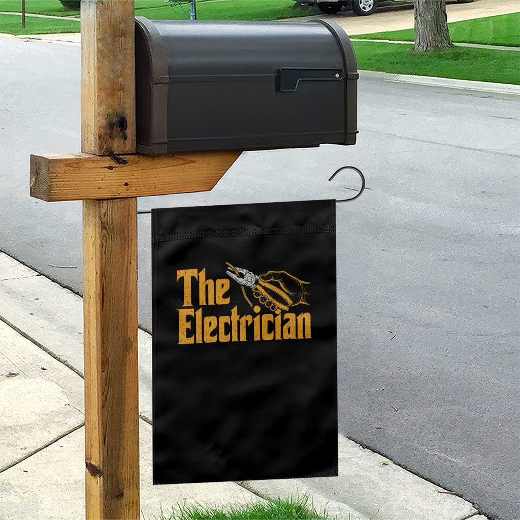The Electrician Garden Flag Vintage Wire Stripper Pliers Graphic TS10 Print Your Wear