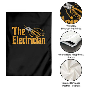 The Electrician Garden Flag Vintage Wire Stripper Pliers Graphic TS10 Print Your Wear