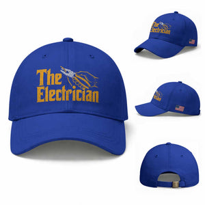 The Electrician Baseball Cap Vintage Wire Stripper Pliers Graphic TS10 Baseball Cap Universal Fit Royal Blue Print Your Wear