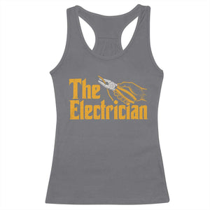 The Electrician Racerback Tank Top Vintage Wire Stripper Pliers Graphic TS10 Charcoal Print Your Wear