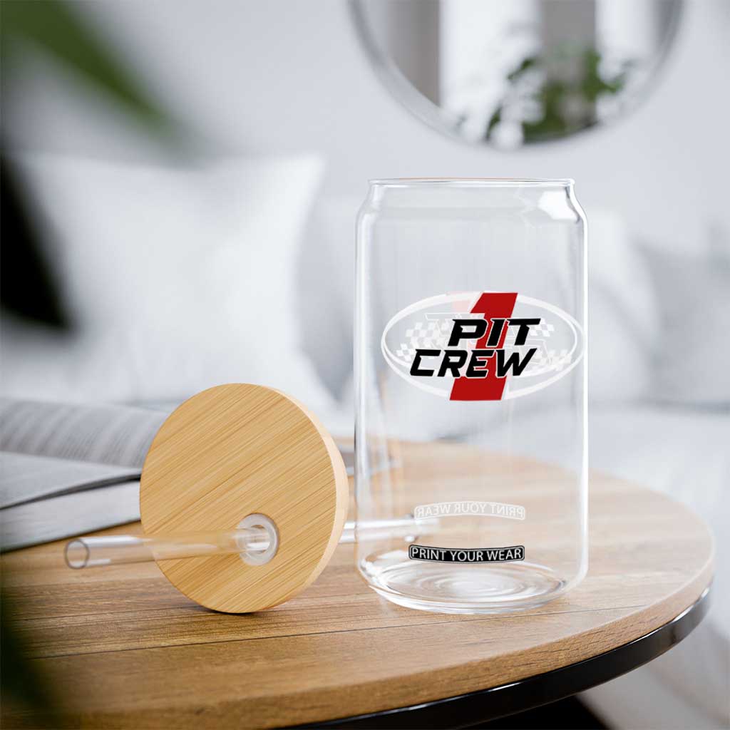 Pit Crew Glass Can Race Car Racing Birthday Hosting Parties TS10 Print Your Wear