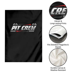 Pit Crew Garden Flag Race Car Family Racing Birthday Parties TS10 Print Your Wear
