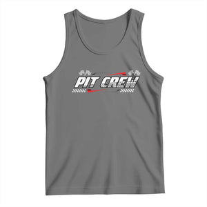 Pit Crew Tank Top Race Car Family Racing Birthday Parties TS10 Black Heather Print Your Wear
