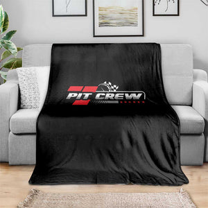 Pit Crew Throw Blanket Family Racing Birthday Race Car TS10 Print Your Wear