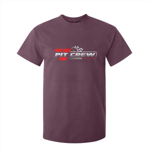 Pit Crew T Shirt For Kid Family Racing Birthday Race Car TS10 Maroon Print Your Wear