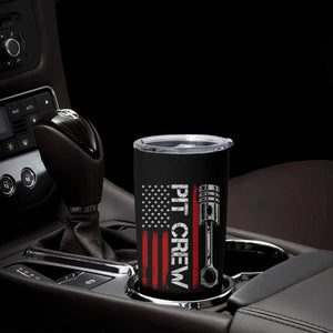Pit Crew Tumbler Cup Racing Race Car American Flag TS10 Print Your Wear