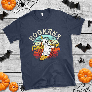 Boonana Cute Ghost Banana Halloween Costume T Shirt TS10 Navy Print Your Wear