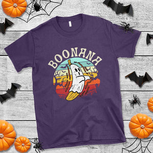 Boonana Cute Ghost Banana Halloween Costume T Shirt TS10 Purple Print Your Wear