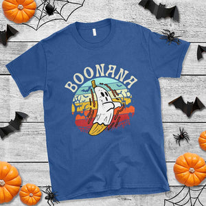 Boonana Cute Ghost Banana Halloween Costume T Shirt TS10 Royal Blue Print Your Wear