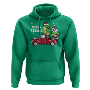 Dinosaur Christmas Tree Hoodie Merry Rexmas Xmas Pet Dino Trex Red Truck Family TS10 Irish Green Print Your Wear