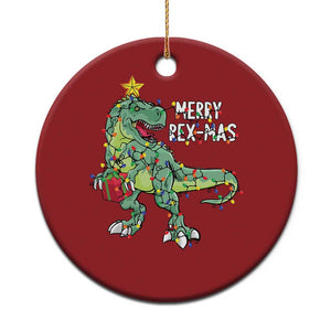 Dinosaur Xmas Tree Rex Christmas Ornament Merry Rex-Mas Xmas Pet Dino Trex TS10 Print Your Wear