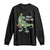 Dinosaur Christmas Tree Rex Long Sleeve Shirt Merry Rex-Mas Xmas Pet Dino Trex Xmas Lights TS10 Black Print Your Wear