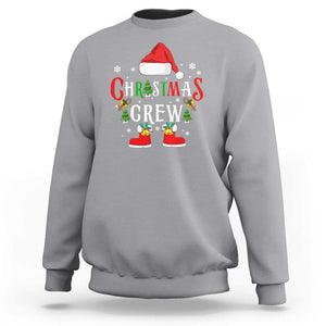 Christmas Crew Sweatshirt Merry and Bright Christmas Shirt Xmas TS10 Sport Gray Print Your Wear